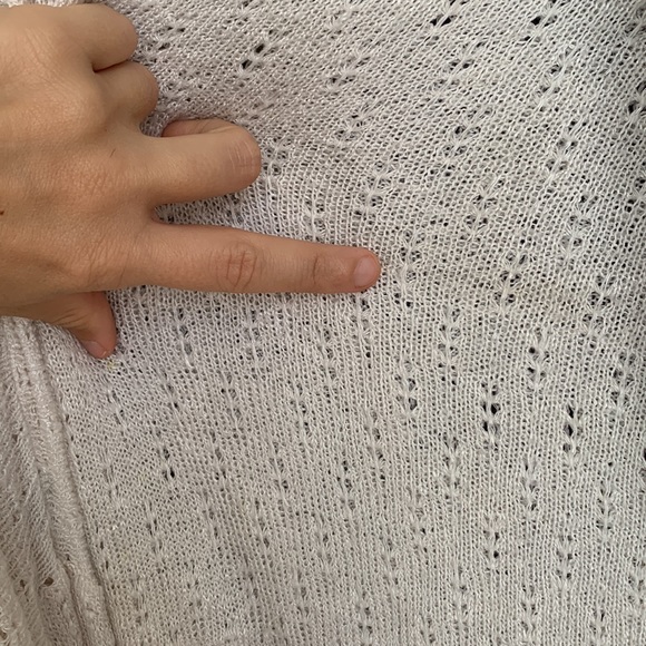 Mock Neck Light Woven batwing Poncho - Picture 3 of 3